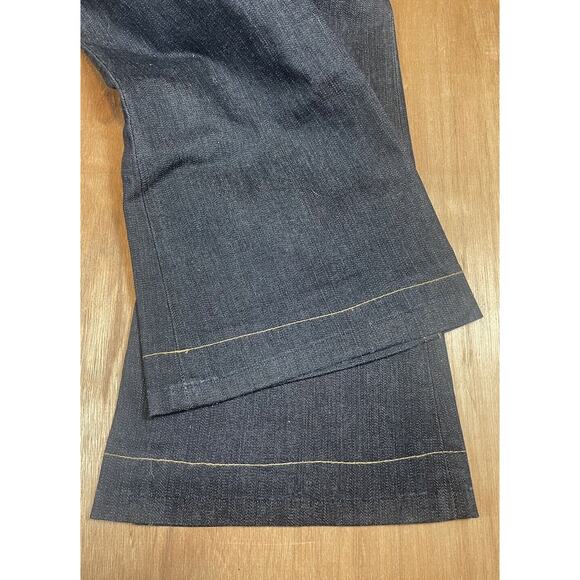 True Religion Jeans Womens Sz 30 Bootcut Dark Wash 34 X 32 Candice Embellished - Picture 4 of 16